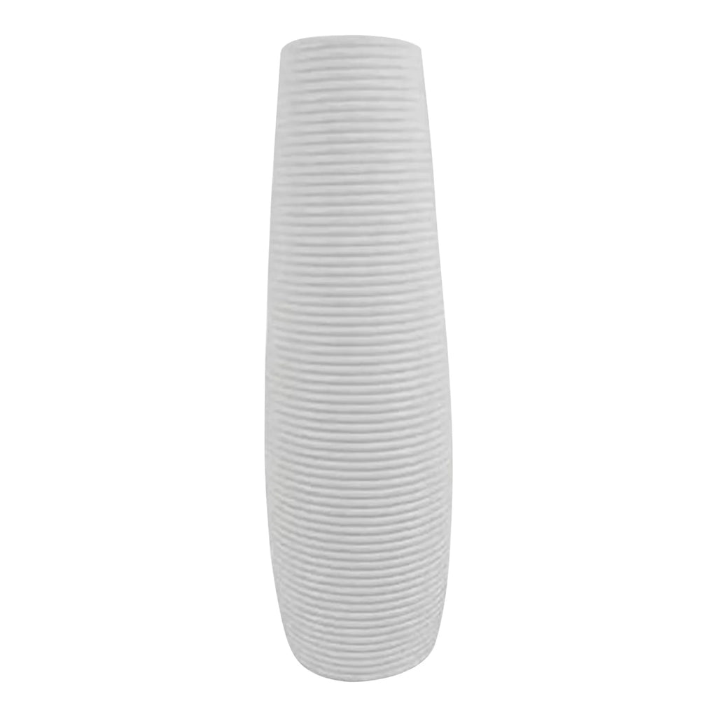 Vase décoratif à lignes texturées (vue 7) - Nesty