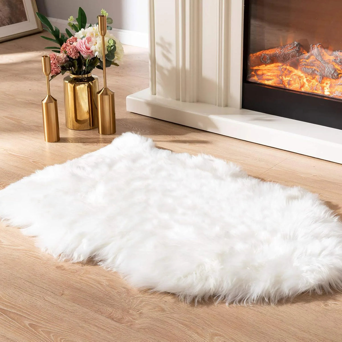 Tapis en fausse fourrure moelleuse Nesty - 60x90 cm (vue 8)