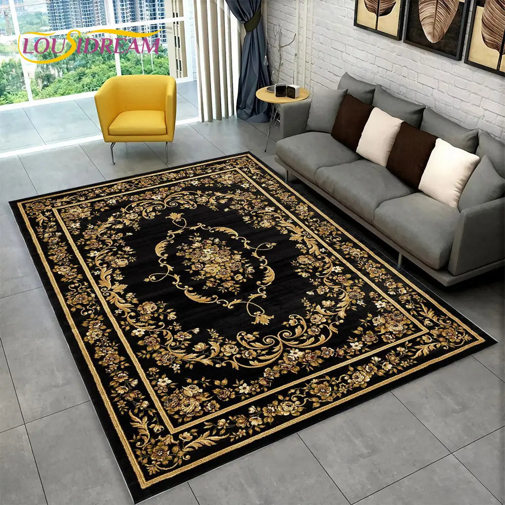 Tapis bohème multicolore pour salon et chambre Nesty (vue 14)