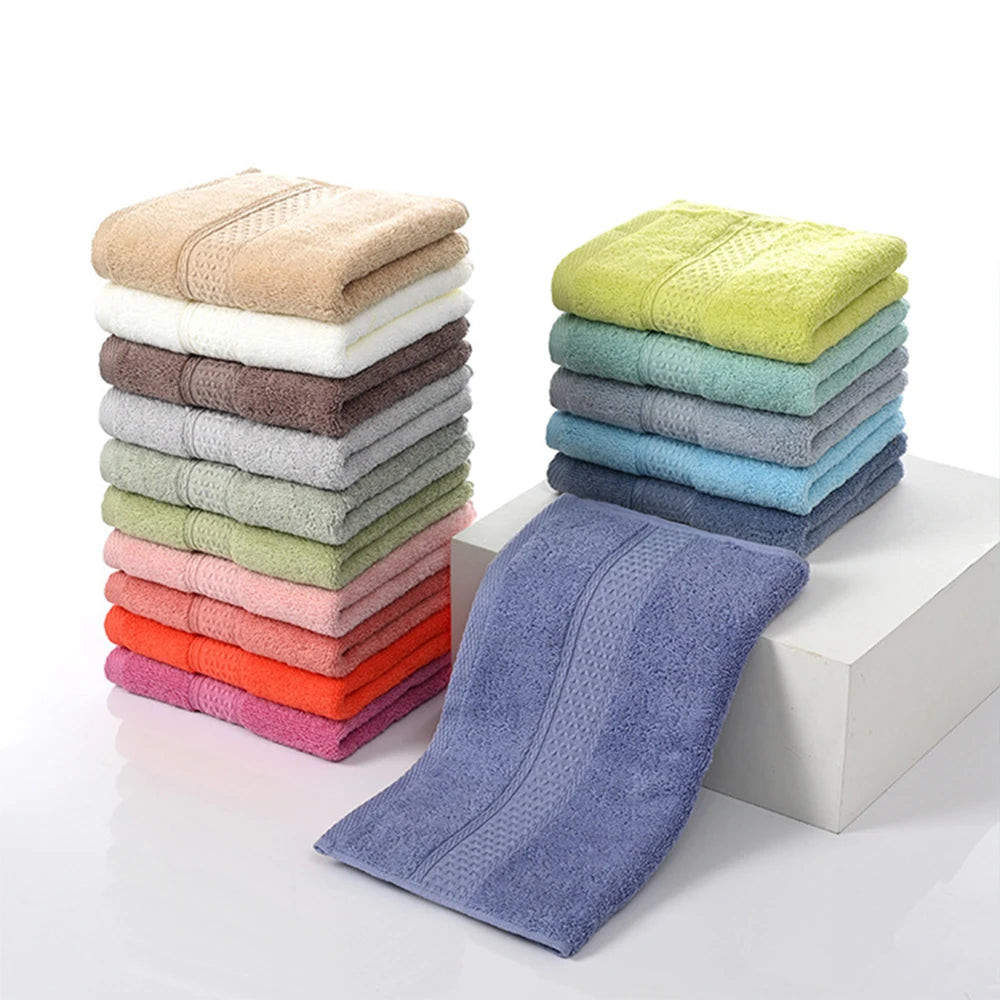 Serviette de bain en coton uni — style hôtel - Nesty (vue 5)