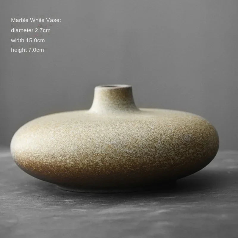 Petit vase en céramique antique, style japonisant zen (vue 10) - Nesty