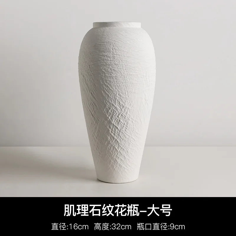 Vase en porcelaine texturée effet pierre, Jingdezhen (vue 8) - Nesty