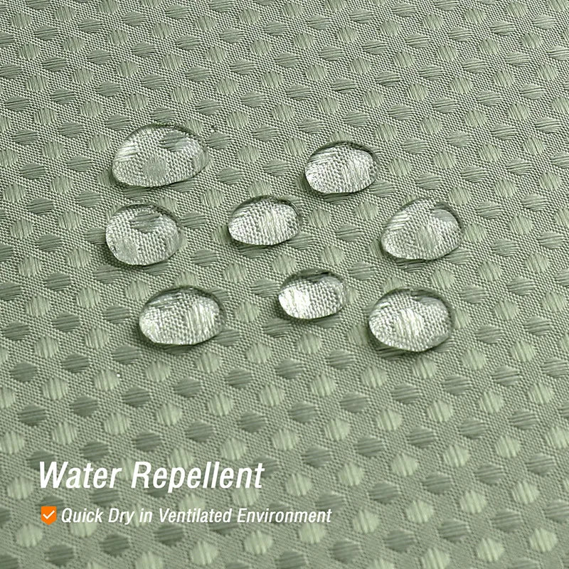Rideau de douche gaufré opaque — cloison de douche avec crochets - Nesty (vue 4)