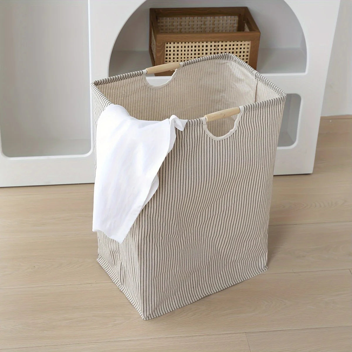 Boîte de rangement pliable en toile de coton - Nesty (vue 2)