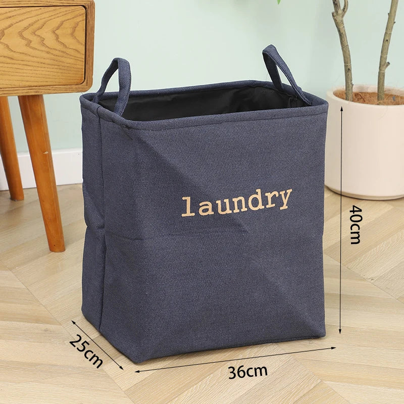 Panier à linge pliable en toile de jute - Nesty (vue 6)