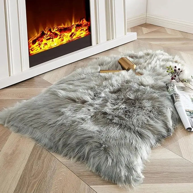 Tapis en fausse fourrure moelleuse Nesty - 60x90 cm (vue 10)