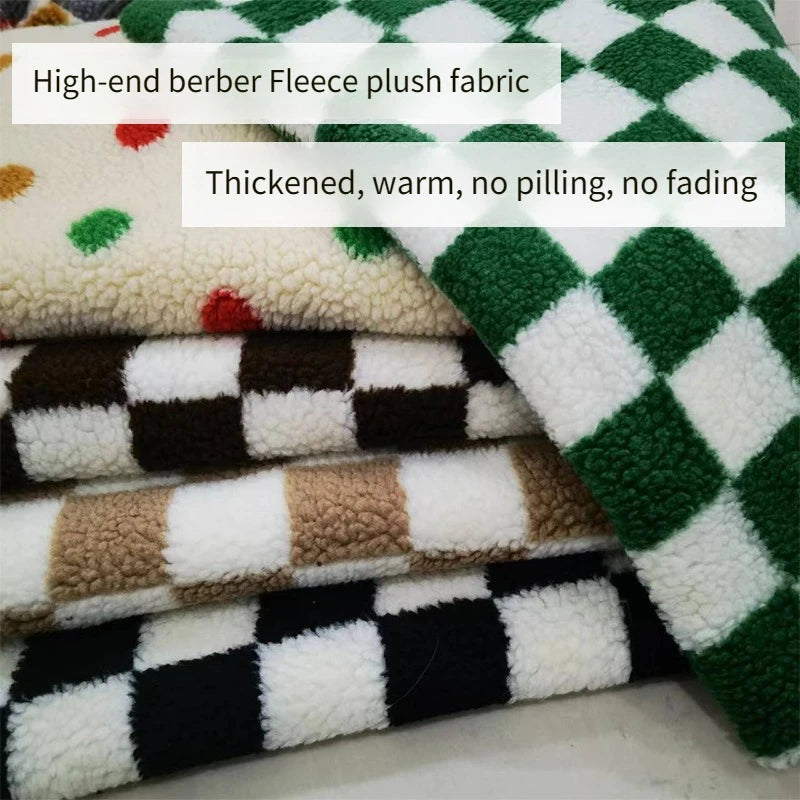 Tissu peluche épais au mètre pour couture DIY - Nesty (vue 1)