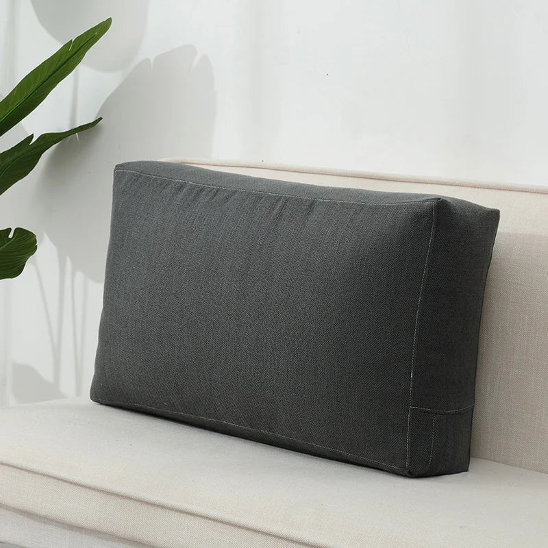 Housse de coussin de dossier en lin Nesty - Sans garnissage, tête de lit (vue 11)
