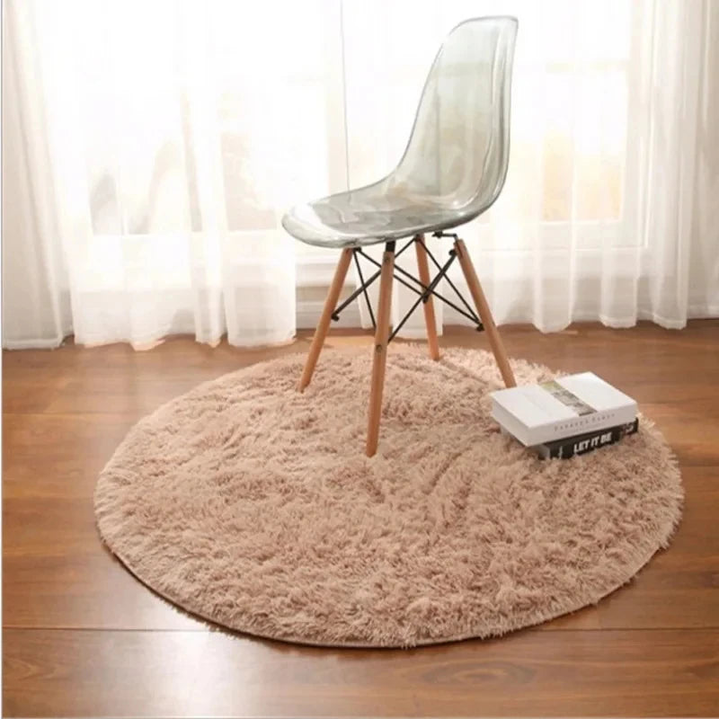 Tapis rond moelleux multicolore Nesty - Chambre d'enfant (vue 8)