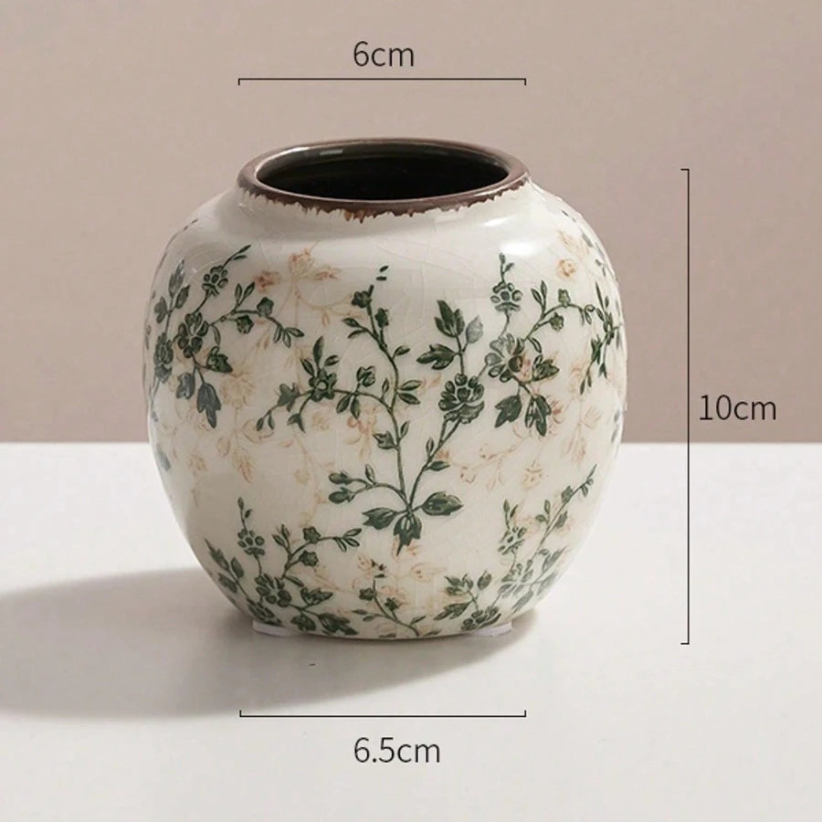 Vase en céramique craquelé — fait main, esprit bohème (vue 8) - Nesty