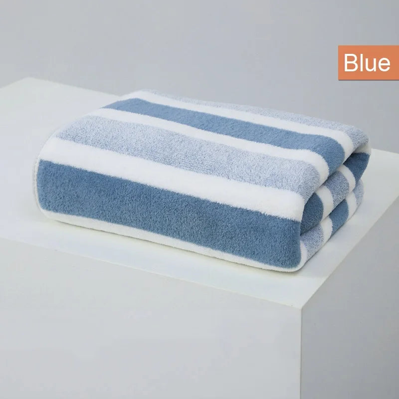 Serviette de bain épaisse en coton polyester — douce et absorbante - Nesty (vue 9)