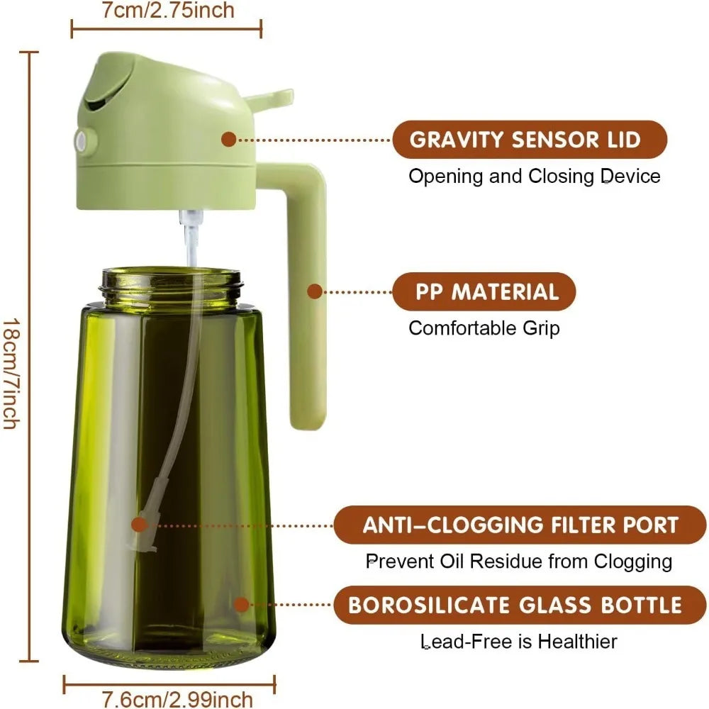 Vaporisateur d'huile en verre teinté, 470 ml Nesty (vue 18)