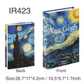 Faux livre décoratif boîte de rangement style nordique, couverture Van Gogh, La Nuit étoilée (vue 56) - Nesty