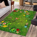 Tapis à motif marguerites pour chambre et salon Nesty (vue 5)
