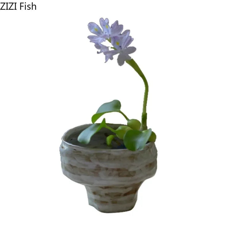 Vase en céramique style wabi-sabi pour composition ikebana - Nesty (vue 6)