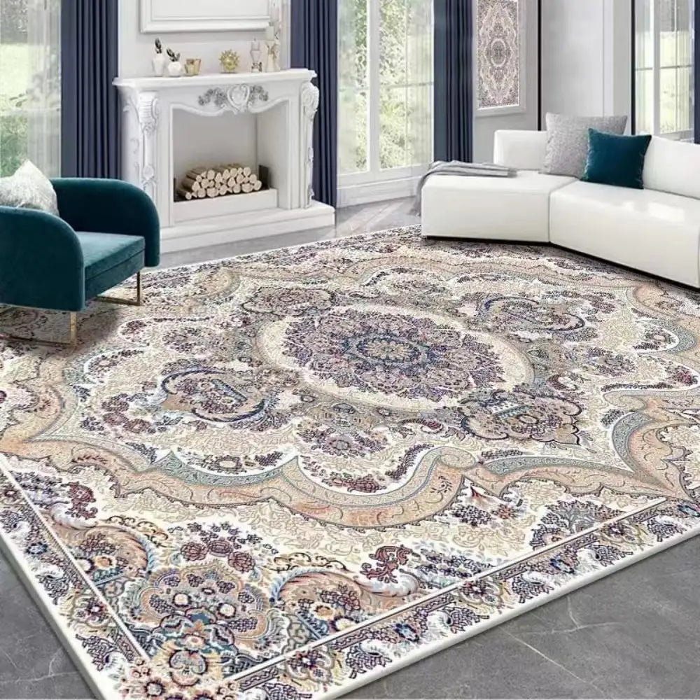Tapis à motif inspiré des tapis persans (vue 8) - Nesty