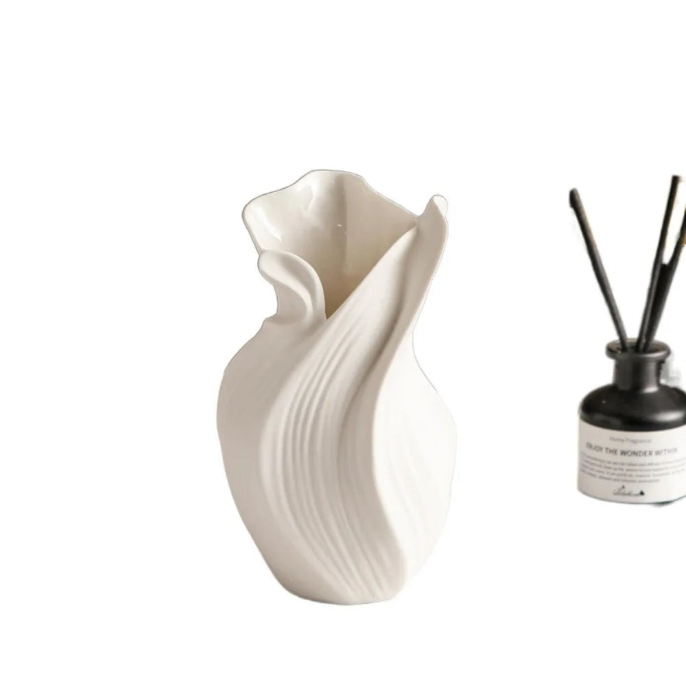 Vase en porcelaine à motif rotatif - Nesty (vue 4)