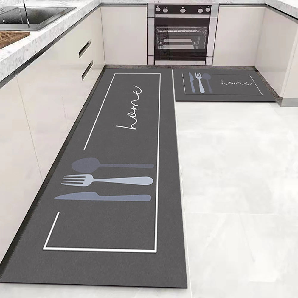 Tapis de chevet long en acrylique Nesty - Uni et absorbant (vue 7)