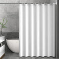 Rideau de douche blanc en PEVA — simple et facile d'entretien - Nesty (vue 1)