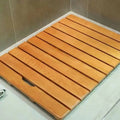Caillebotis de douche en bois — pédale de bain antidérapante - Nesty (vue 1)