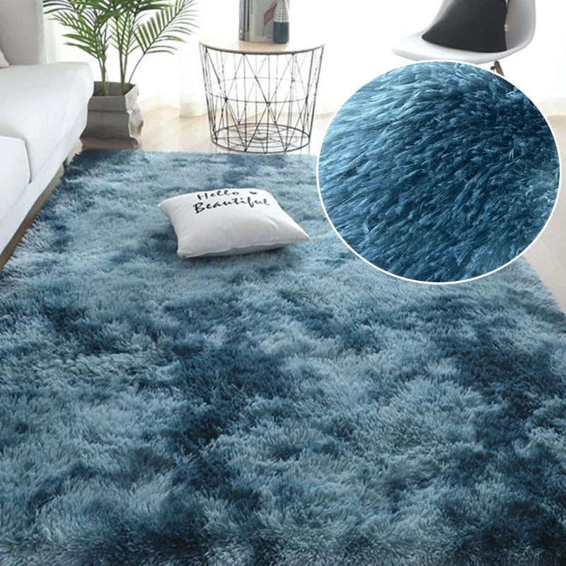 Grand tapis moelleux blanc pour salon et chambre Nesty (vue 17)