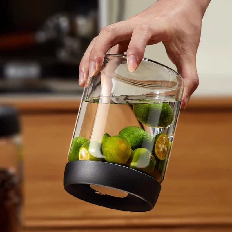 Bocal en verre sous vide pour café en grains, grande contenance - Nesty (vue 4)