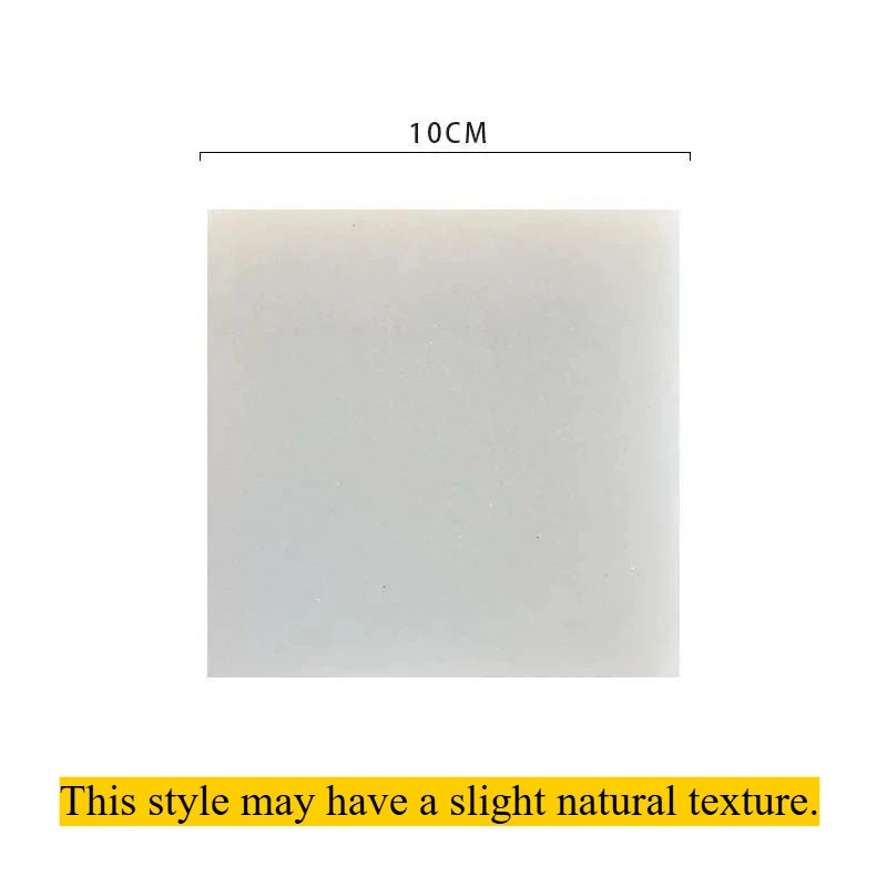 Dessous de verre scandinave en marbre naturel, anti-brûlure (vue 17) - Nesty