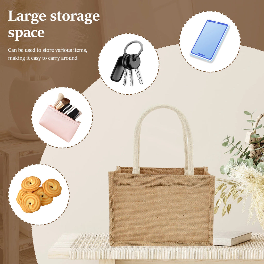 Sac de rangement en toile de coton avec anses - Nesty (vue 3)