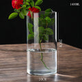 Vase cylindrique en verre transparent, culture hydroponique - Nesty (vue 7)