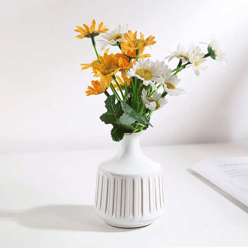 Petit vase en céramique, format mini pour bureau - Nesty (vue 3)