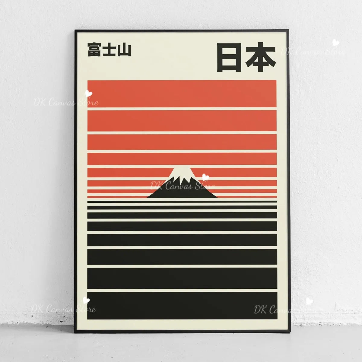 Toile imprimée Mont Fuji abstrait Nesty - Art mural japandi (vue 15)