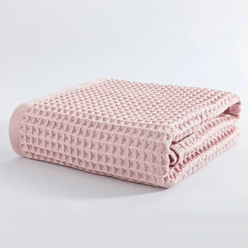 Serviette de bain en coton nid d'abeille — pour adultes et enfants - Nesty (vue 9)