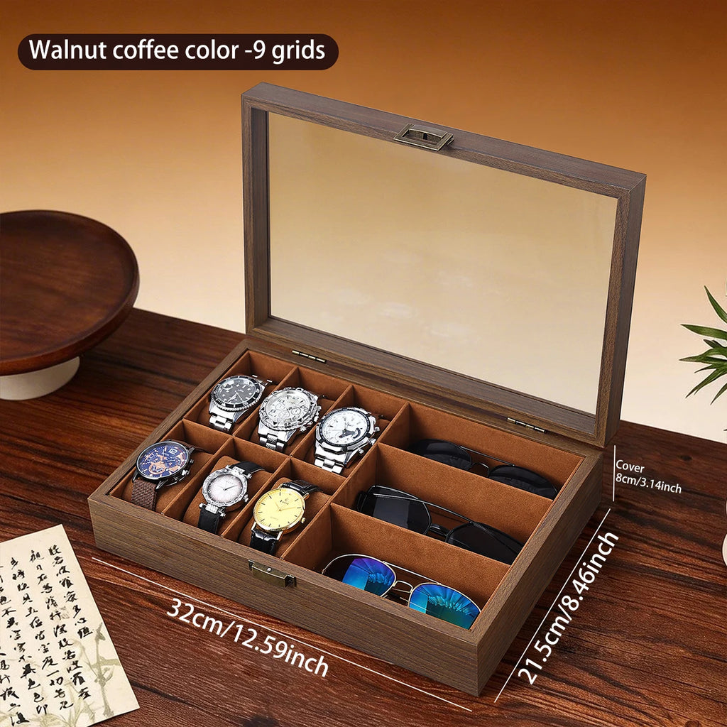Écrin à montres en bois et velours (vue 10) - Nesty