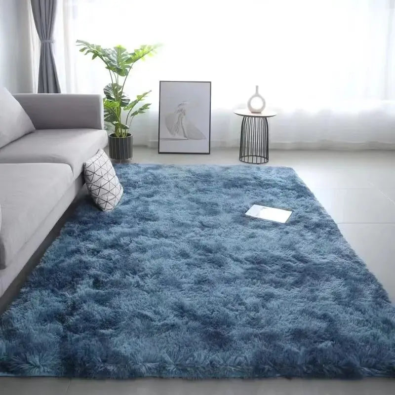 Tapis tie-dye antidérapant Nesty - Tapis lavable pour chambre d'enfant (vue 12)