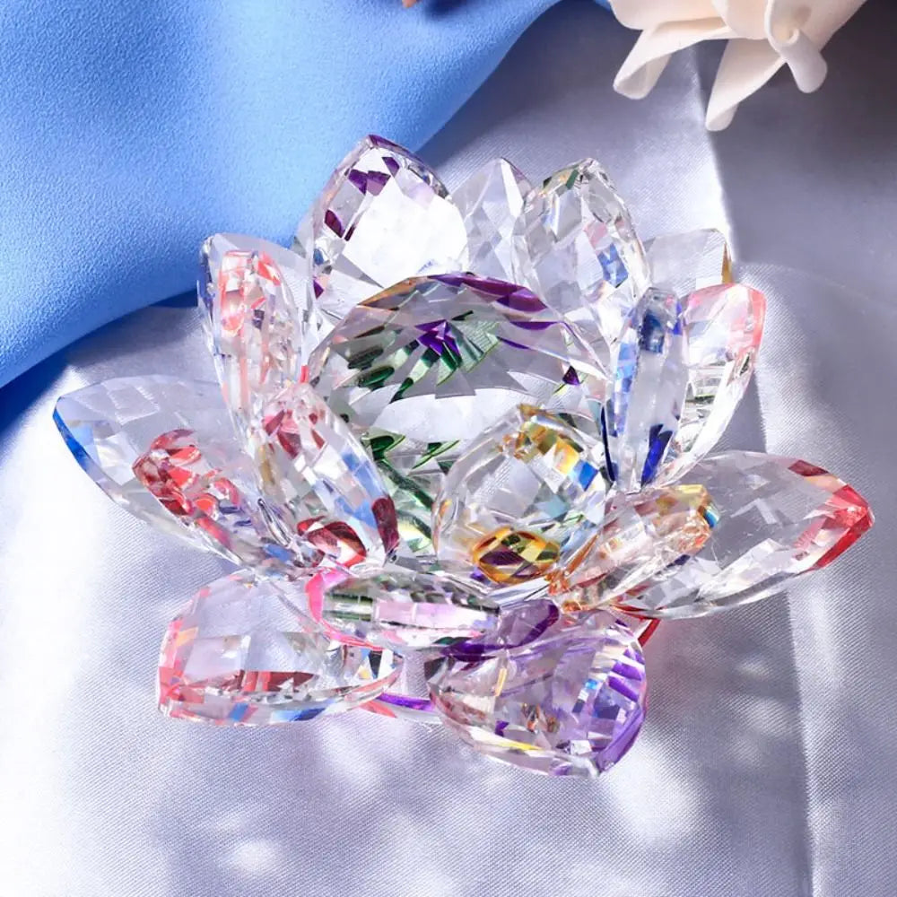 Fleur de lotus en cristal Nesty - Objet feng shui pour une décoration apaisante (vue 10)