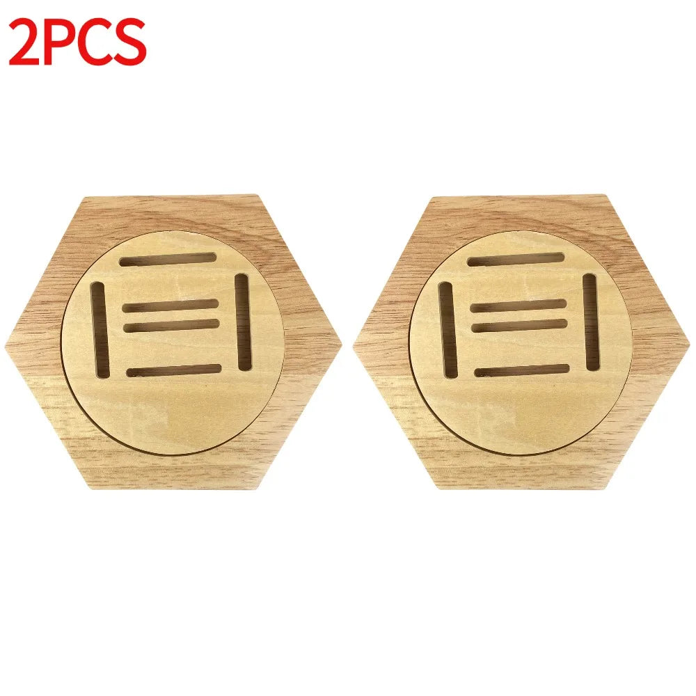 Étagère murale hexagonale en bois Nesty - Nid d'abeille (vue 7)