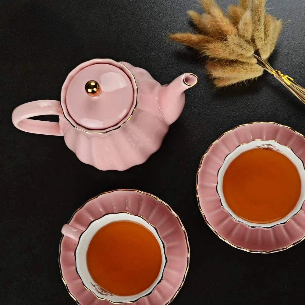 Théière en céramique de style britannique, avec filtre intégré - Nesty (vue 2)