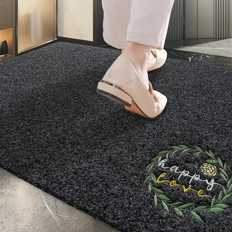 Paillasson japonais antidérapant en polypropylène, dessous PVC - Nesty (vue 4)