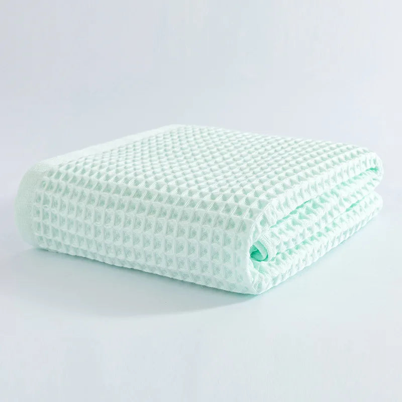 Serviette en coton gaufré nid d'abeille - Nesty (vue 11)