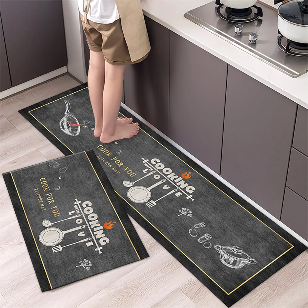 Tapis de chevet long en acrylique Nesty - Uni et absorbant (vue 12)