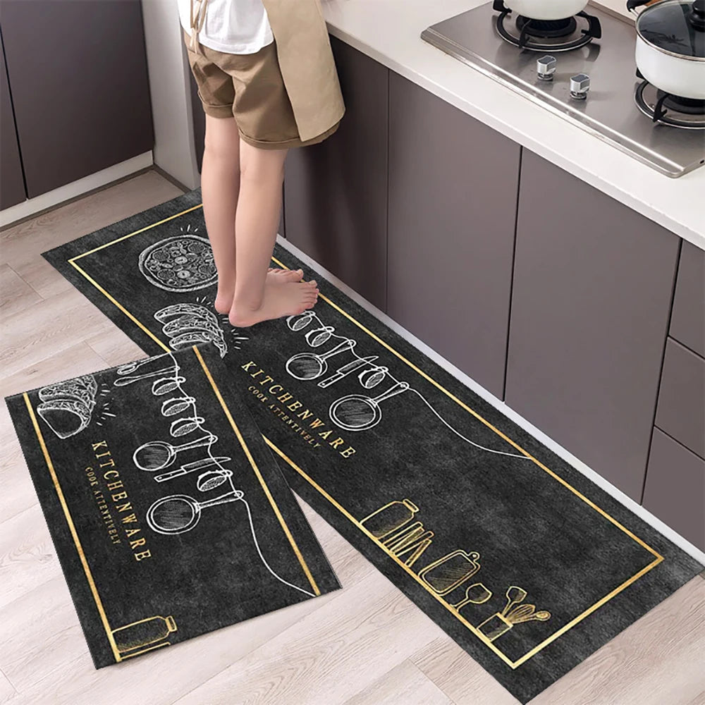 Tapis de chevet long en acrylique Nesty - Uni et absorbant (vue 16)