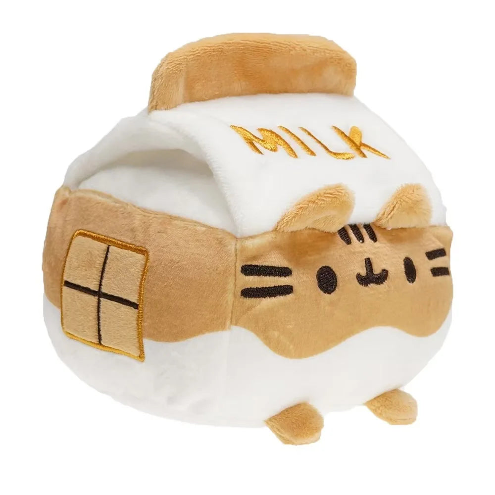 Peluche chat réaliste Nesty - Modèle carton de lait