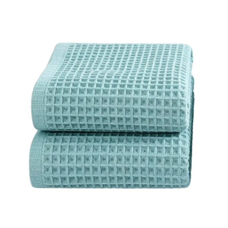 Set de serviettes en coton nid d'abeille — absorbantes et légères - Nesty (vue 1)