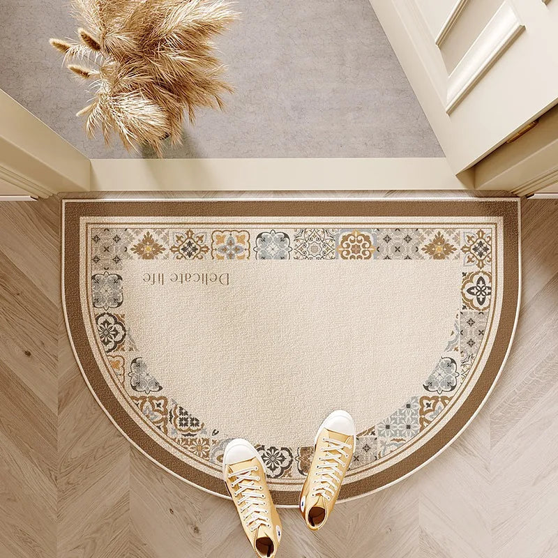 Tapis d'entrée à motif semi-circulaire Nesty - Dos PVC (vue 16)