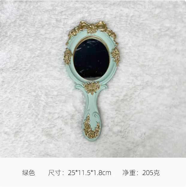 Miroir à main baroque en résine — style rétro (vue 9) - Nesty