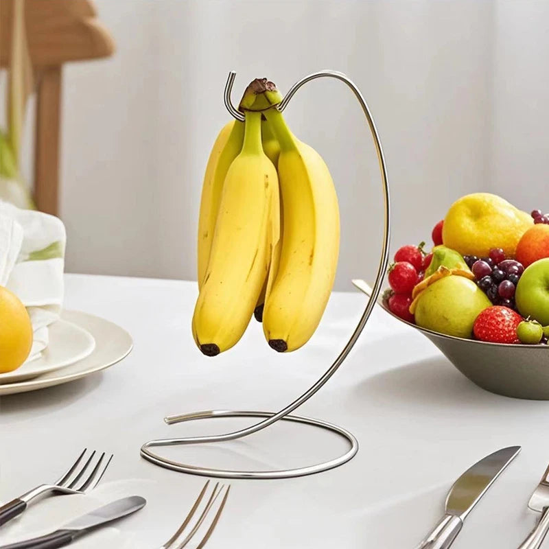 Support à bananes suspendu en inox, gain de place cuisine - Nesty (vue 3)