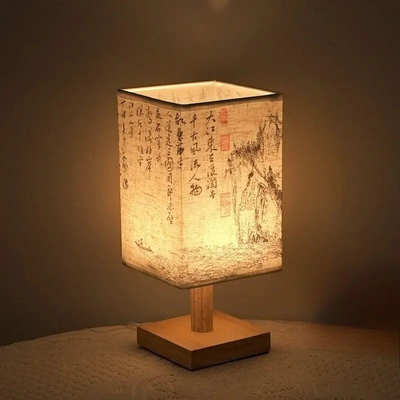 Lampe de table en tissu Nesty - Veilleuse LED à brancher (vue 8)