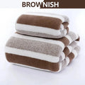 Duo de serviettes de bain épaisses — 700 g/m², lui & elle - Nesty (vue 9)