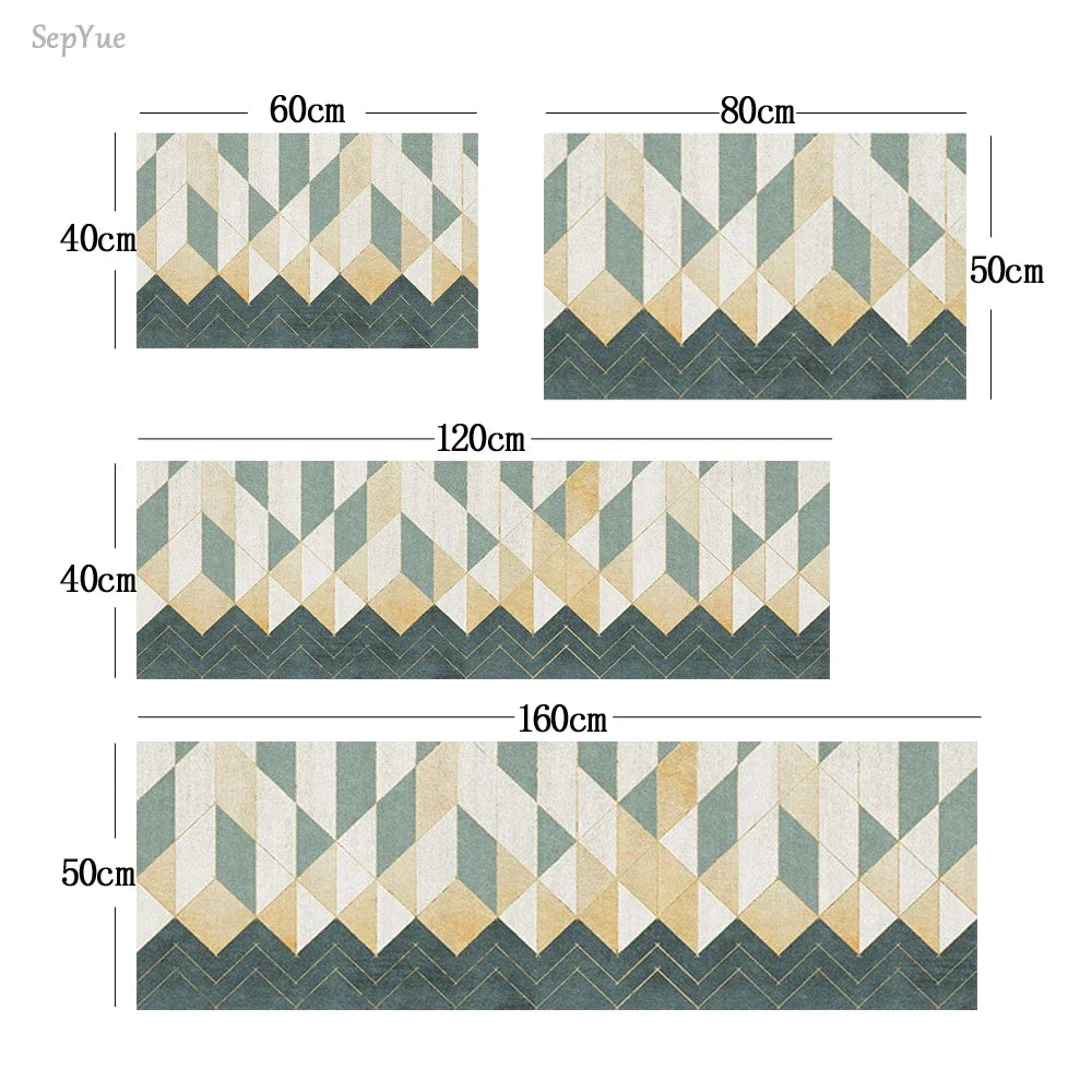 Tapis de chevet long en acrylique Nesty - Uni et absorbant (vue 6)