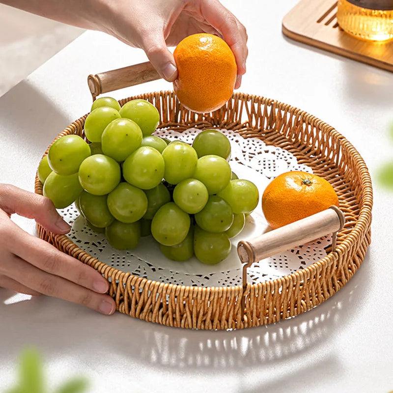 Corbeille à fruits et pain tressée à la main - Nesty (vue 1)
